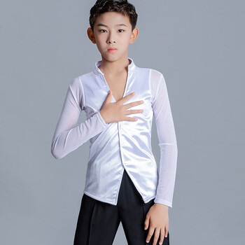 gduckkids少儿拉丁舞服男童练功服儿童比赛规定标准考级服舞蹈演出服