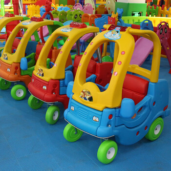 丸丫同款加厚儿童玩具车幼儿园游乐场童车幼儿小房车扭扭助力学步车