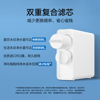 小米凈水器H800G全套濾芯套裝（復合濾芯+RO濾芯）家用凈水機濾芯
