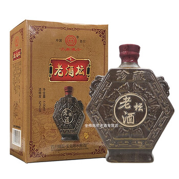 厂家授权店 2009年 老酒坛 四川老酒 纯粮食酒 高度白酒 52度 礼盒