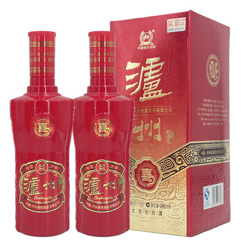 老酒泸州老窖泸州酒52度浓香型白酒2012年480mlx2瓶