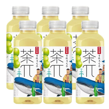 农夫山泉茶派茶π饮料500ml瓶装蜜桃乌龙西柚青提柠檬绿茶茉莉果味饮