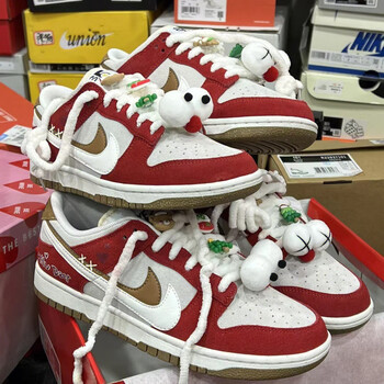 智妤莆田纯原dunklowse85双钩圣诞麋鹿圣诞限定男女同款低帮休闲主图
