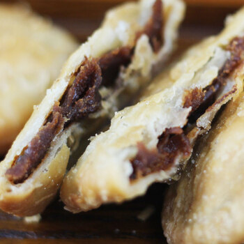 福建特产传统手工糕点小油饼油酥饼红豆沙饼老公饼