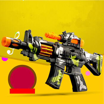 玩具枪声光音乐带声音冲锋抢23岁新款声光98k充电器充电电池官方标配