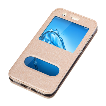 金铭品 华为 畅享7手机壳翻盖5英寸sla-al00手机套防摔全包边内软壳