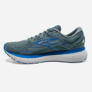 布鲁克斯（BROOKS）Glycerin 19男子马拉松跑步鞋鞋高阶避震缓冲休闲运动鞋礼物 095/蓝灰 标准41/US8