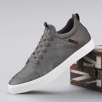 袋鼠daishu秋天软底男鞋2023新款秋季休闲鞋低帮鞋子男潮板鞋百搭男单