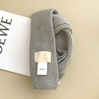 时尚宝宝围巾冬季韩版潮儿童针织毛线围巾保暖加厚百搭男女童围脖 mk