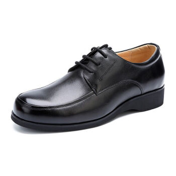 男女款正装公安制皮鞋公务办公室保安执勤低帮商务休闲皮鞋黑色优质