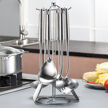 喜嘉华锅铲架多功能挂钩家用厨具收纳架厨房用品置物架整理锅铲勺子