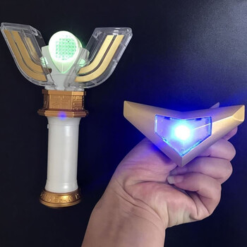 昱钧盖亚奥特曼变身器蓝宝锥迪迦变身器神光棒可发光伸缩男孩儿童玩具