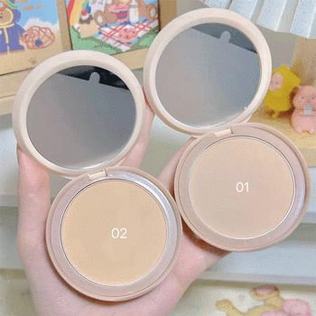 橘朵(judydoll)白开水粉饼控油定妆粉饼不脱妆持久遮瑕补妆哑光蜜粉饼