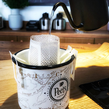 peets coffee 皮爷精品挂耳咖啡 黑咖啡粉 新鲜烘焙 挂耳5片