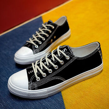 春季男鞋帆布鞋男士板鞋男潮鞋男布鞋男士休闲板鞋学生鞋百搭男鞋k211