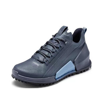 爱步ecco男鞋跑步鞋2023年新款轻便运动鞋biom健步20系列800784蓝色