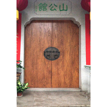 嗨趣赣源实木仿古大门老式木门中式别墅大门庭院门双开门农村大门进户