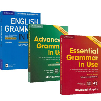 英文原版進口劍橋英語語法工具 english grammar in use 初級中級高級