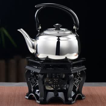 功夫茶具古典酒精炉复古茶炉家用户外野营便携加热煮茶带酒精灯炉cd