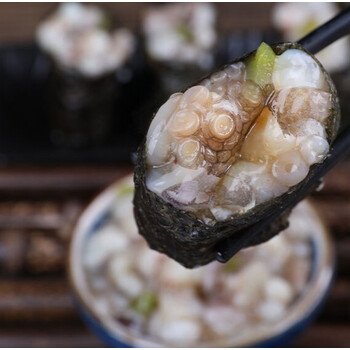 日式芥末章鱼即食日料小八爪鱼腿足爪须脚寿司商用小包500g1盒135元