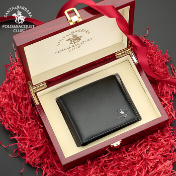 圣大保罗poloracquetclub钱包男士短款商务休闲真皮钱夹男生银包牛皮