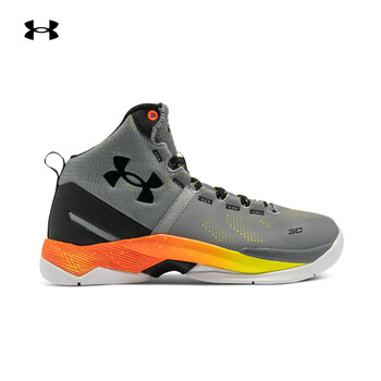 安德玛(under armour)ua秋冬库里curry 2小童运动篮球鞋3026054 灰色