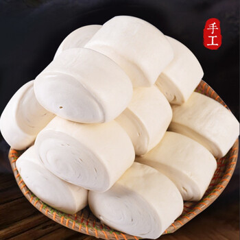 山东纯手工老面方馒头呛面千层杠子馍馍原味枕头馍早餐大饽饽面食方