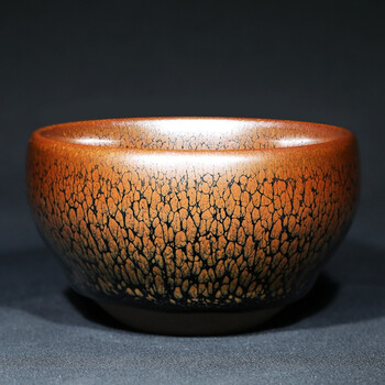 道诣堂叶翔建盏鹧鸪盏茶杯正宗建窑茶盏主人杯个人单杯纯手工铁胎原矿