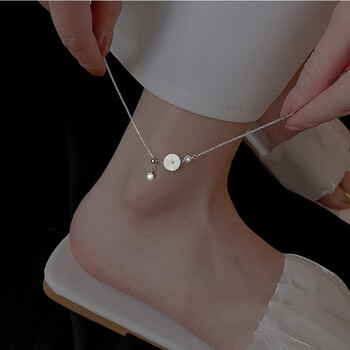 千俊925银脚链女2023新款潮小众设计足链高级感轻奢脚踝链性感脚环小