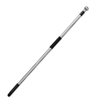 左一仁 不锈钢伸缩旗杆2米3米手摇党旗团旗杆子 不锈钢3米伸缩旗杆