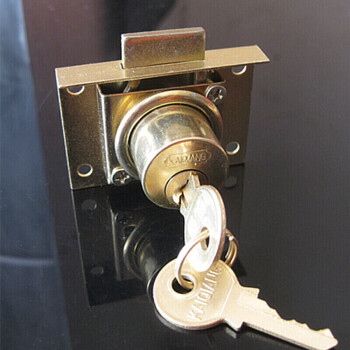 老式抽屉锁柜门柜子锁文件柜锁更衣柜柜台锁大锁芯22mm办公桌5052220