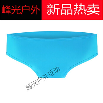 游泳防水内裤耐水泳裤女全硅胶三角游泳内裤游泳馆海边隔水耐菌女孩