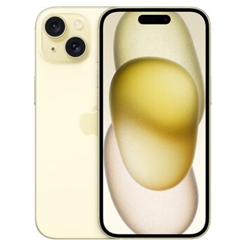 Apple iPhone 15 (A3092) 支持移动联通电信5G 双卡双待手机 黄色 128GB