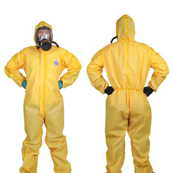 防护服连体全身轻型生化防尘耐酸碱化学工作服化工喷漆实验酸性液体