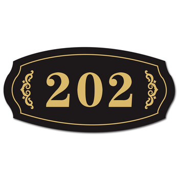 亚克力门牌号码牌家用定制酒店房间出租指示牌饭店宾馆创意数字自粘