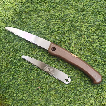 jdnxx进口迷你折叠锯修枝锯木工细齿锯手工锯子户外露营手锯野营盆景