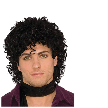 天使丝丝猫王cosplay摇滚歌手爆炸头复古卷发小品道具搞笑派对舞会