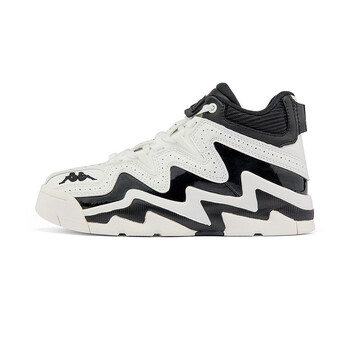 背靠背(kappa)kappa卡帕篮球鞋新款冬情侣高帮休闲板鞋运动小白鞋k0b