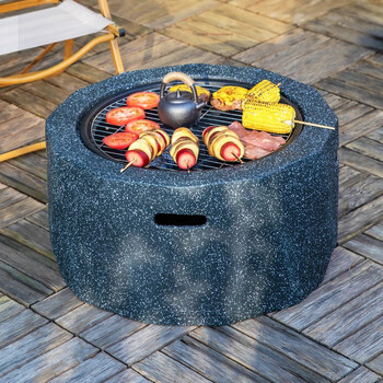 诺歌花园 阳台烤火炉庭院烧烤炉烤火盆别墅取暖炉木炭围炉户外烧烤炉