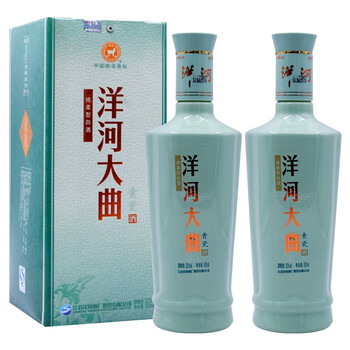 洋河 2015年洋河大曲 浓香型白酒 52度 500ml 2瓶