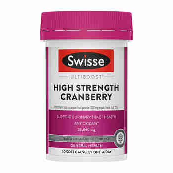 Swisse高浓度蔓越莓胶囊  月见草油女性保养卵巢泌尿系统健康澳洲进口 蔓越莓胶囊30粒