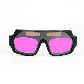 鸣狼 电焊眼镜 自动变光眼镜 焊工专用眼镜面罩 烧焊接防护劳保护目镜 氩弧焊 眼部防护 升级款焊镜（送松紧带）+10片保护片