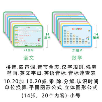 加法口诀表打印乘法口诀表全套二年级卡片神器启蒙练习一升二硬卡九九乘法随身带小号 14x21厘米 汉字规则 图片价格品牌报价 京东