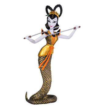 新款美影 经典国漫葫芦娃兄弟模型公仔玩偶摆件蛇精漫屋出品 蛇精 美