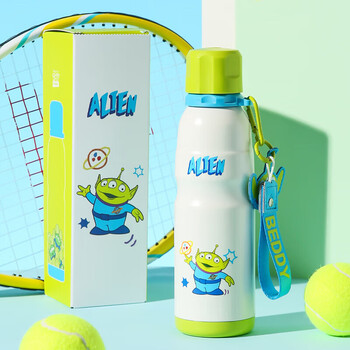 杯具熊beddybear儿童水杯保温杯大容量草莓熊迪士尼联名运动保温保冷