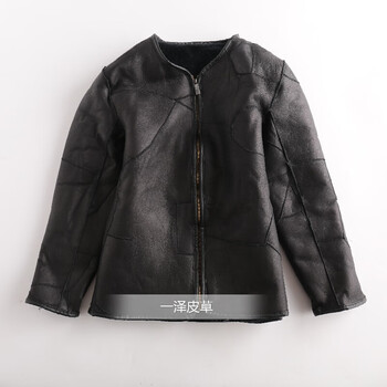 保暖防寒真羊皮袄子冬衣中老年羊剪绒羊皮袄皮毛一体棉袄男女式保暖