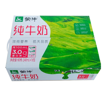 蒙牛利乐枕纯鲜牛奶240ml16