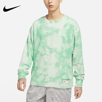 耐克（NIKE）2023秋季长袖针织衫Air Jordan男子运动休闲时尚扎染卫衣DR3103 DR3103-316 L