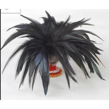 手工鸡毛毽子传统鸡毛健子手工毽子儿童学生比赛专用羽毛毽健身 jm