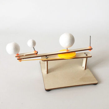 行星模型教具教辅小学生科学探索手工组装科普实验器材 三球仪(袋装)